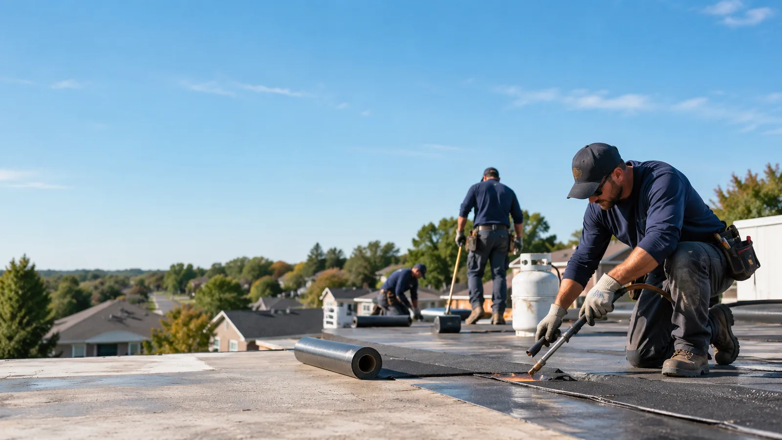 Flat Roof Leak Repair providers in Odell, IL